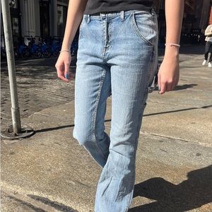 low rise “Abbie Cargo Jeans” from Brandy Melville/JGalt
